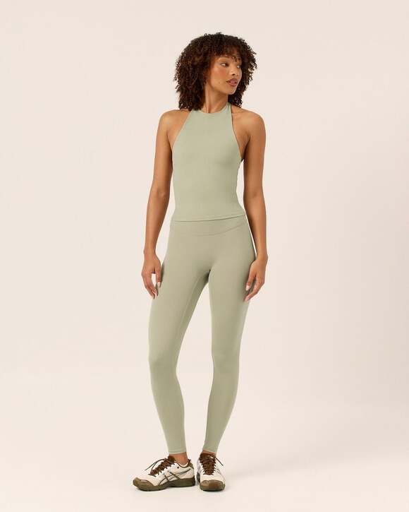 CSB Pants - CSB Serenity Invisible Scrunch Leggings Sage Green XS